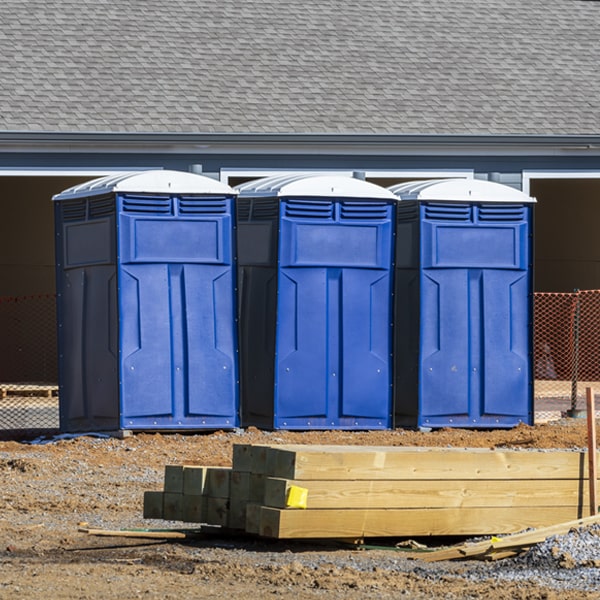 what is the maximum capacity for a single porta potty in Metaline Washington